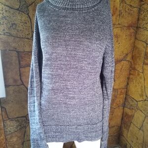 Nomad Heather Gray Turtleneck Sweater